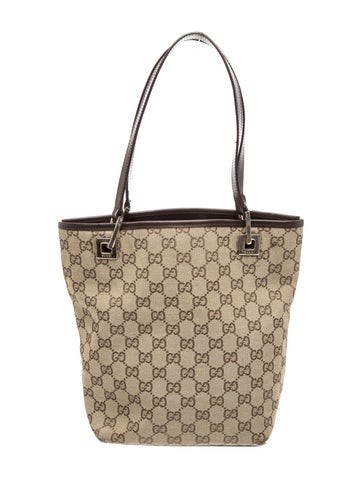 GG Canvas Bucket Bag Vintage