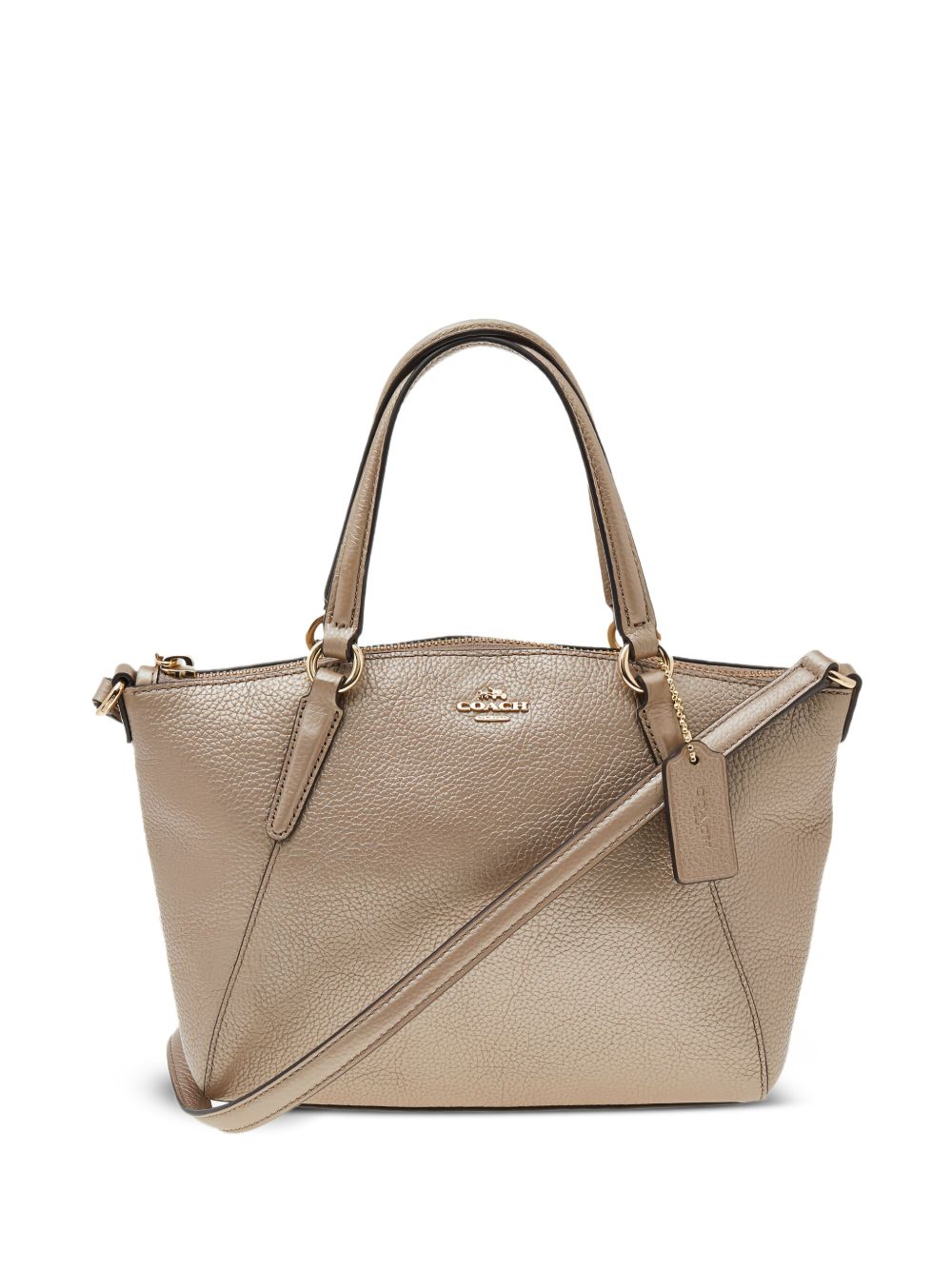 Pre-owned leather tote bag