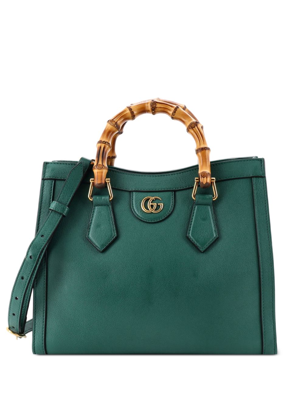 Diana NM Bamboo Handle Leather Small tote bag