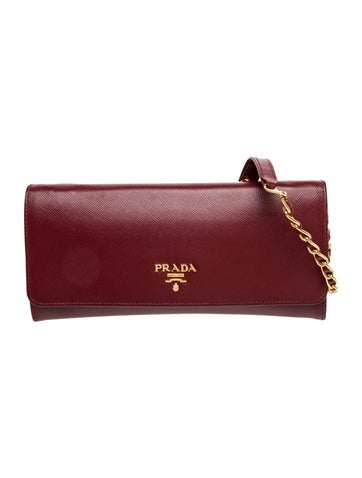 Saffiano Leather Clutch