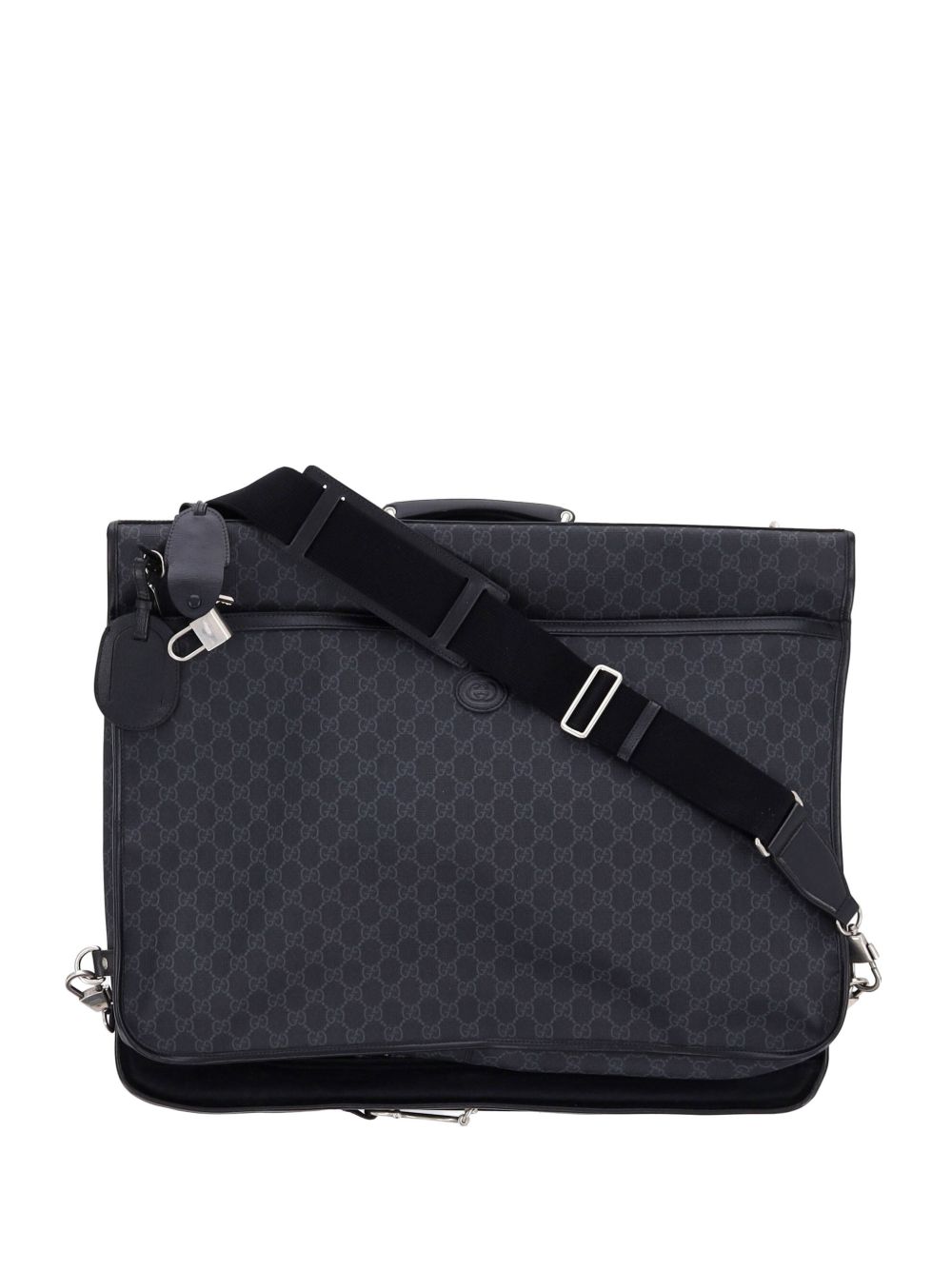 Retro Interlocking G Garment Bag GG Coated Canvas travel bag
