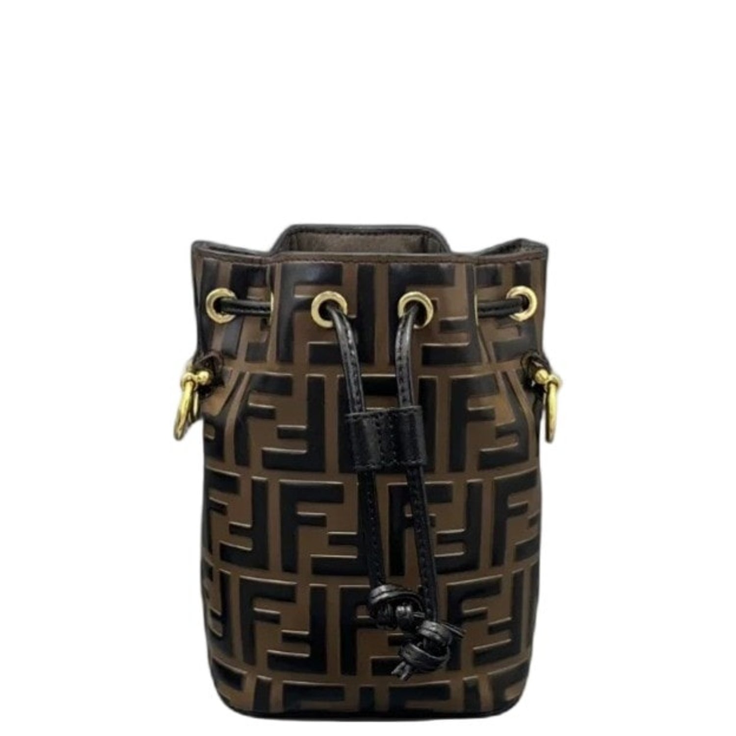 Leather Mon Tresor Bucket Mini