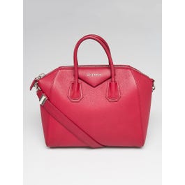 Givenchy Givenchy Magenta Sugar Goatskin Leather Medium Antigona Bag