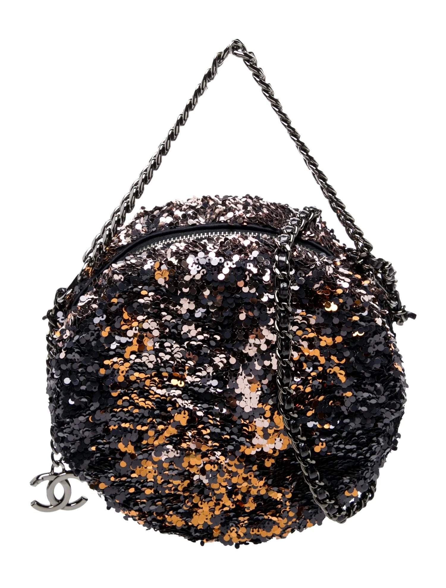 Sequin Round As Earth Bag