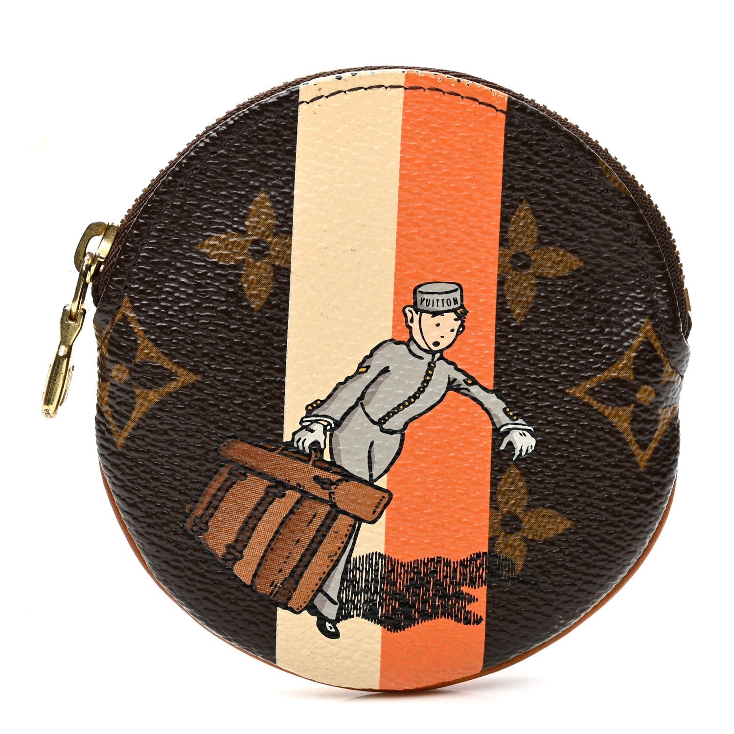 Louis Vuitton Monogram Groom Round Coin Purse