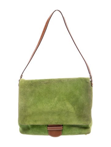 Suede Shoulder Bag Vintage