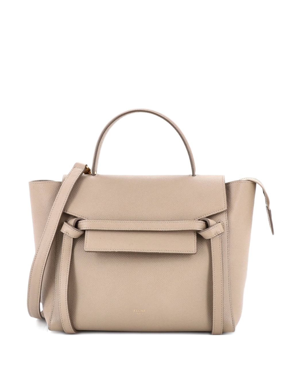 Celine Belt Bag Textured Leather Micro satchel