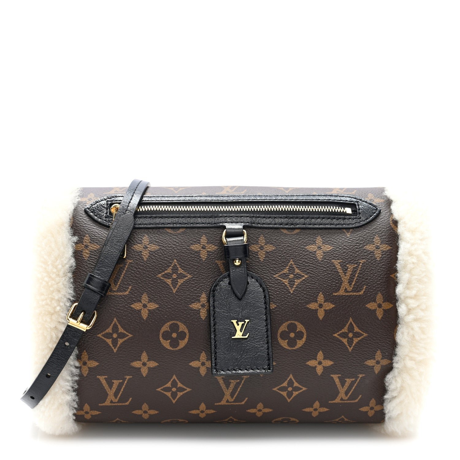 Louis Vuitton Monogram Shearling Speedy Soft 30 Teddy