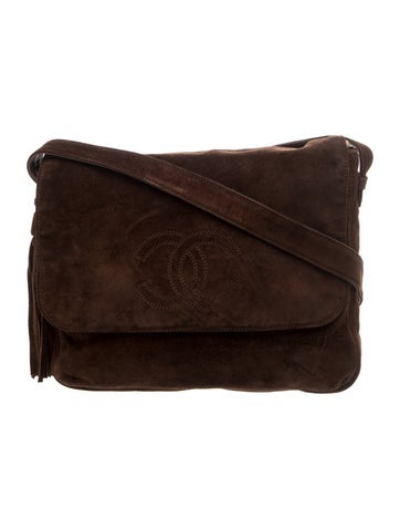 Suede CC Tassel Messenger Bag