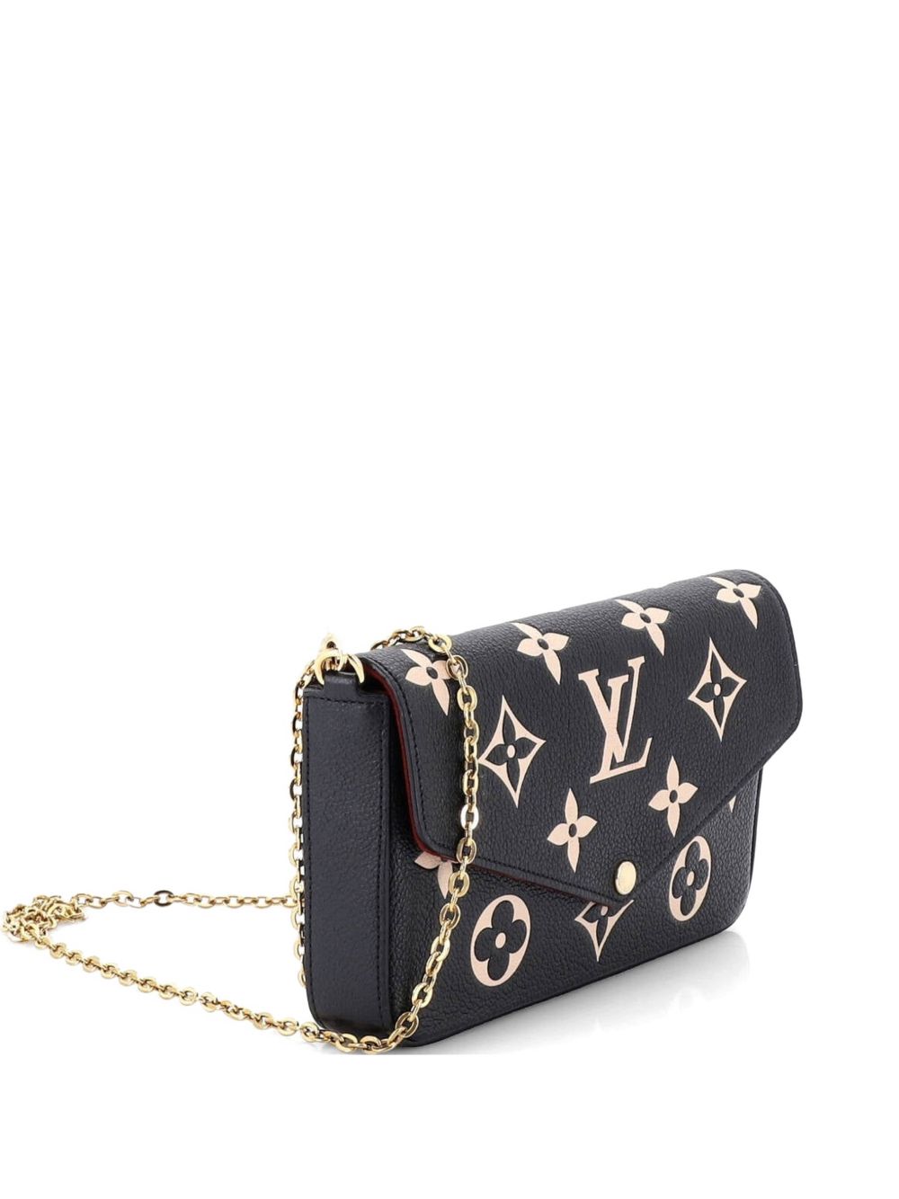 Louis Vuitton Felicie Pochette Bicolor Monogram Empreinte Giant crossbody bag