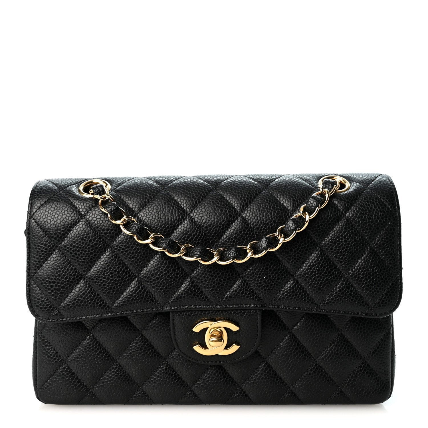 Chanel Caviar Quilted Small Double Flap Black
