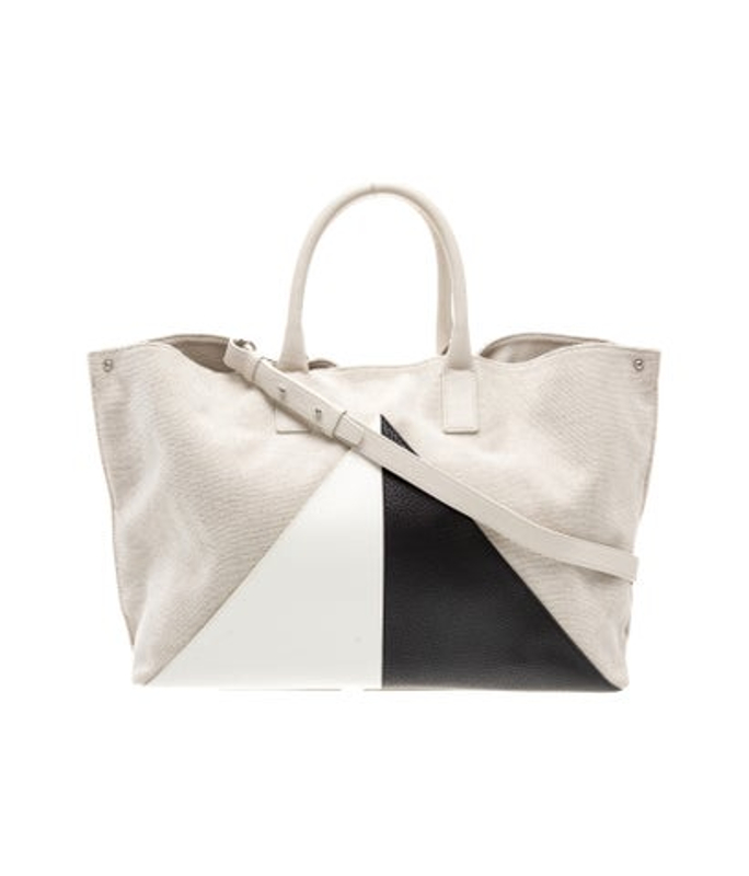 Akris Canvas Top Handle Bag