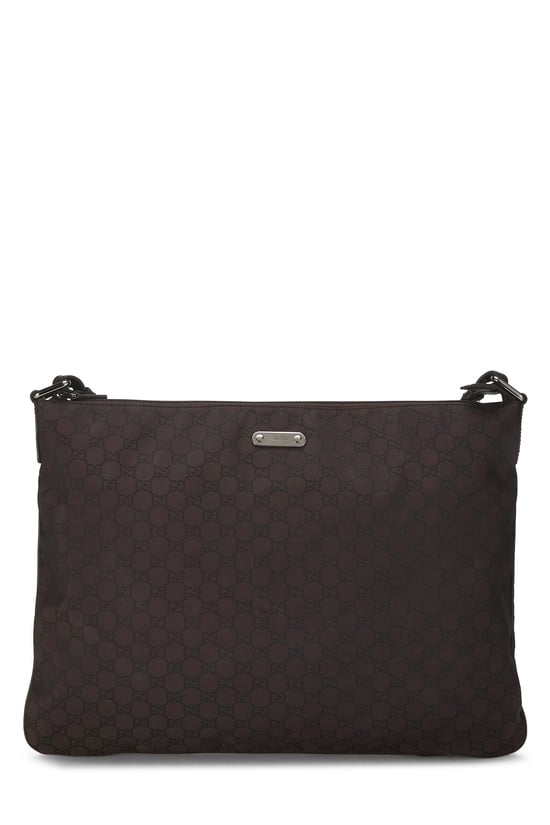 Brown GG Nylon Messenger Large