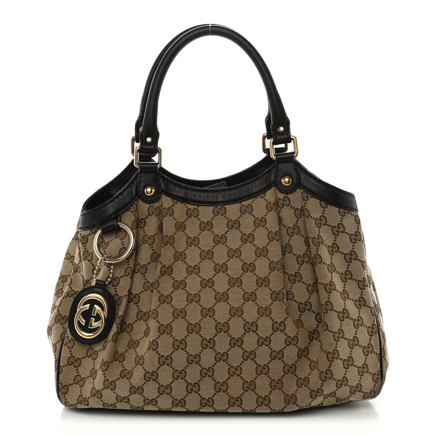Gucci Monogram Medium Sukey Tote Brown