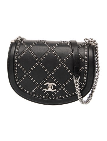 Paris-Greece Coco Eyelets Flap Bag