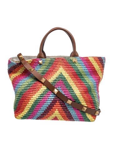 Valentino Raffia Shoulder Bag