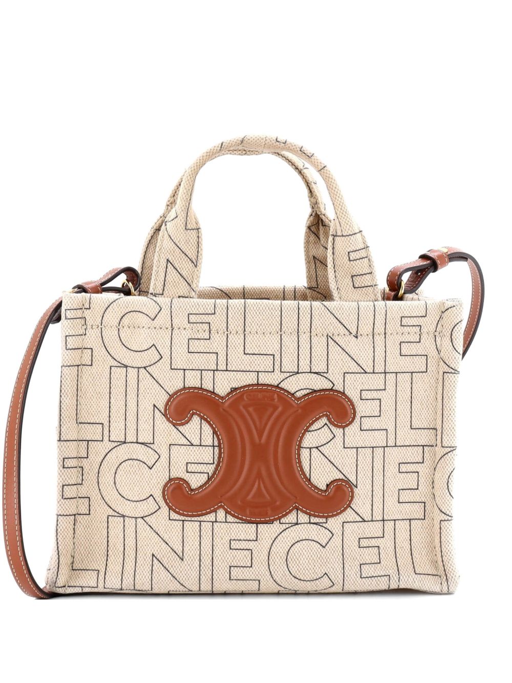 Cabas Thais Triomphe Printed Canvas Small tote bag