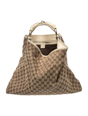 GG Canvas Hobo Large