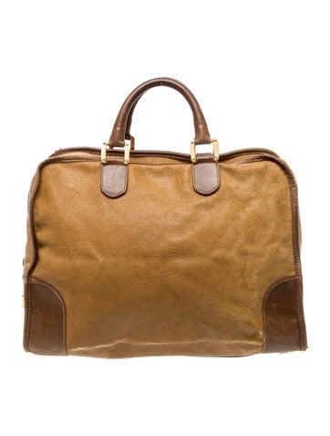 Leather Top Handle Bag