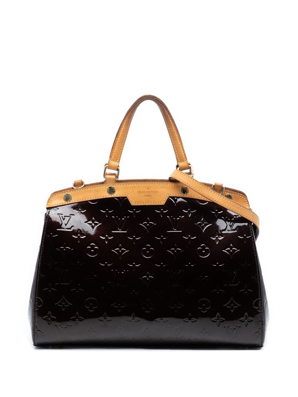 2014 Monogram Vernis Brea MM satchel