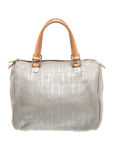 Carolina Herrera Leather Top Handle Bag