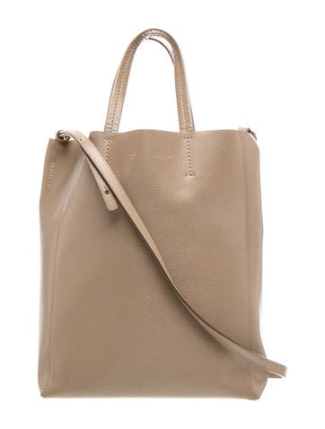 Leather Vertical Cabas