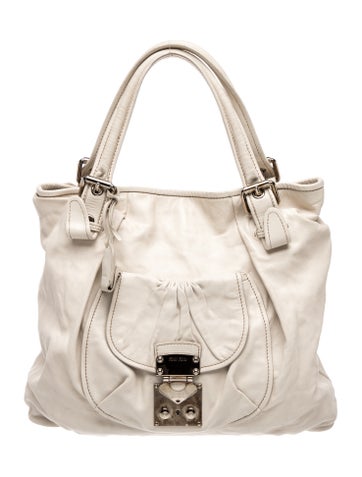 Leather Top Handle Bag