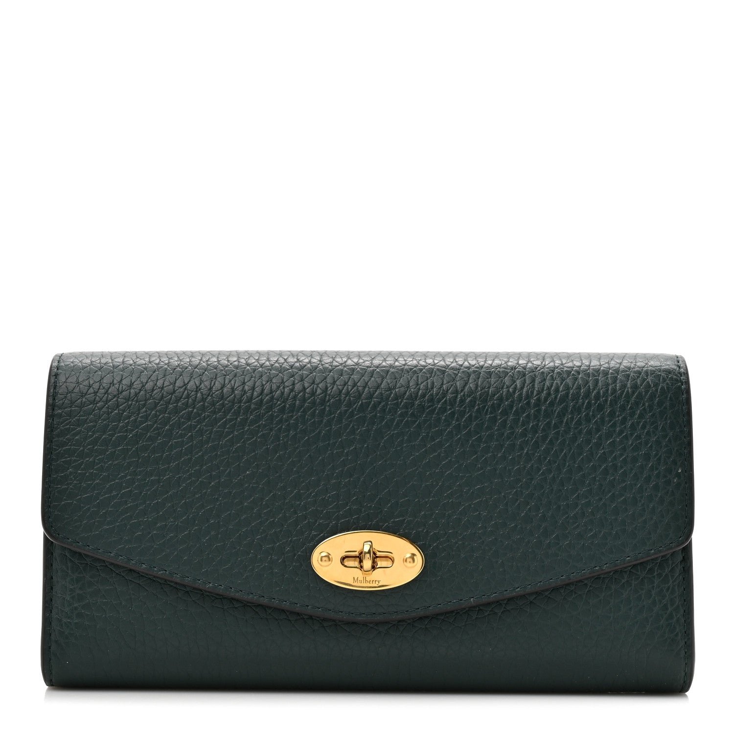 Mulberry Heavy Grain Darley Wallet Mulberry Green