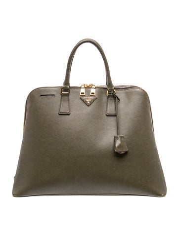 Saffiano Lux Leather Top Handle Bag