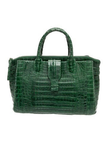 Alligator Top Handle Bag