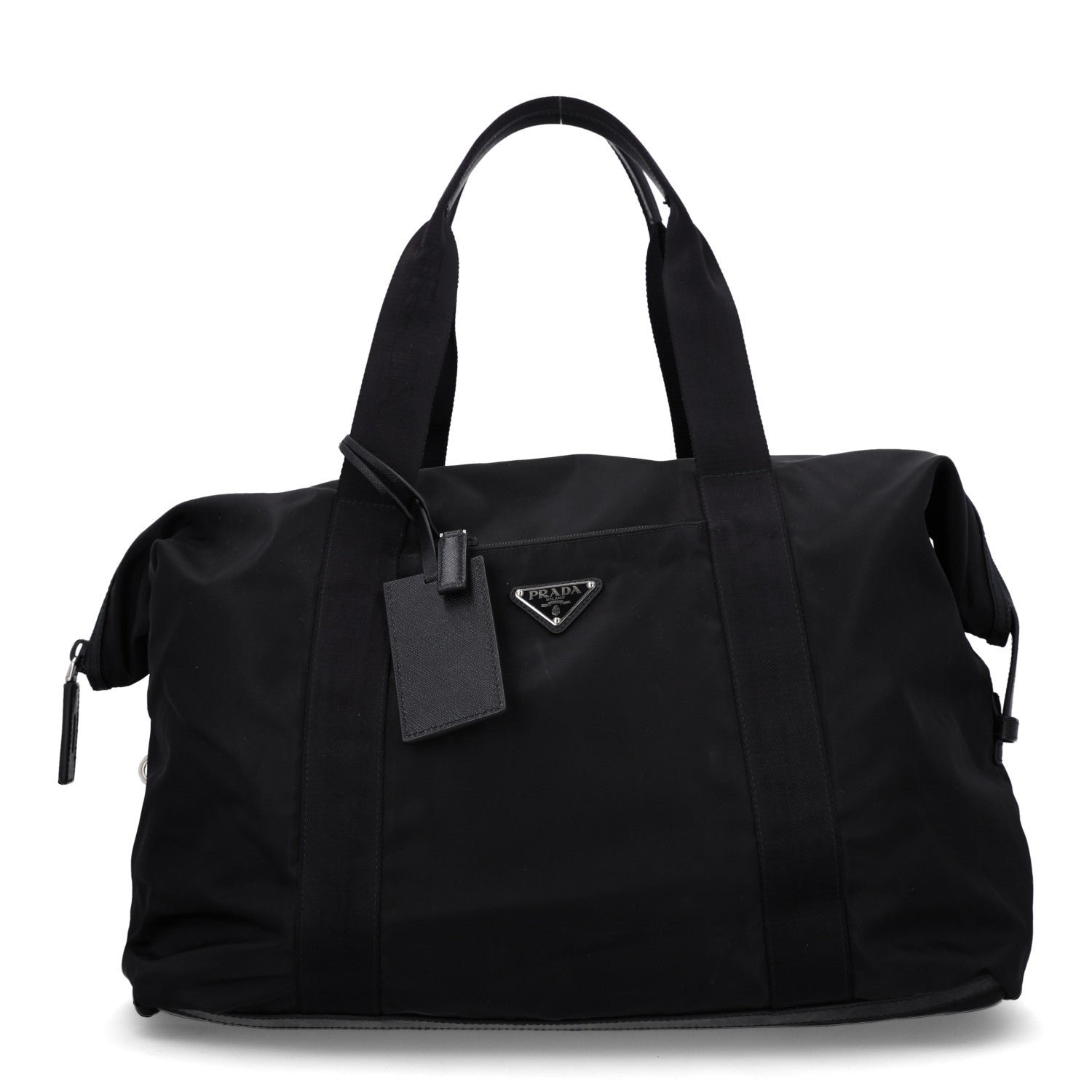 Prada Re-Nylon Saffiano Duffle Bag Black