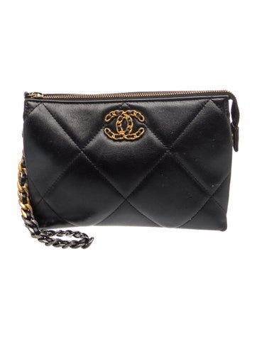 Quilted Small 19 Wristlet Pouch