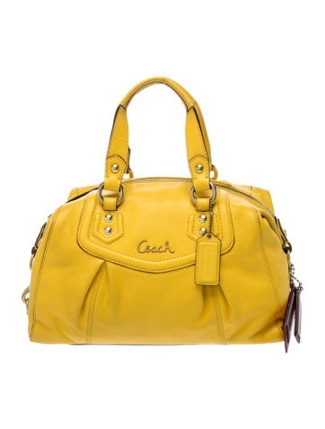 Coach Leather Top Handle Bag
