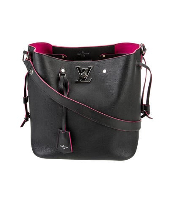 Louis Vuitton Vuitton Taurillon Leather Lockme Bucket Bag