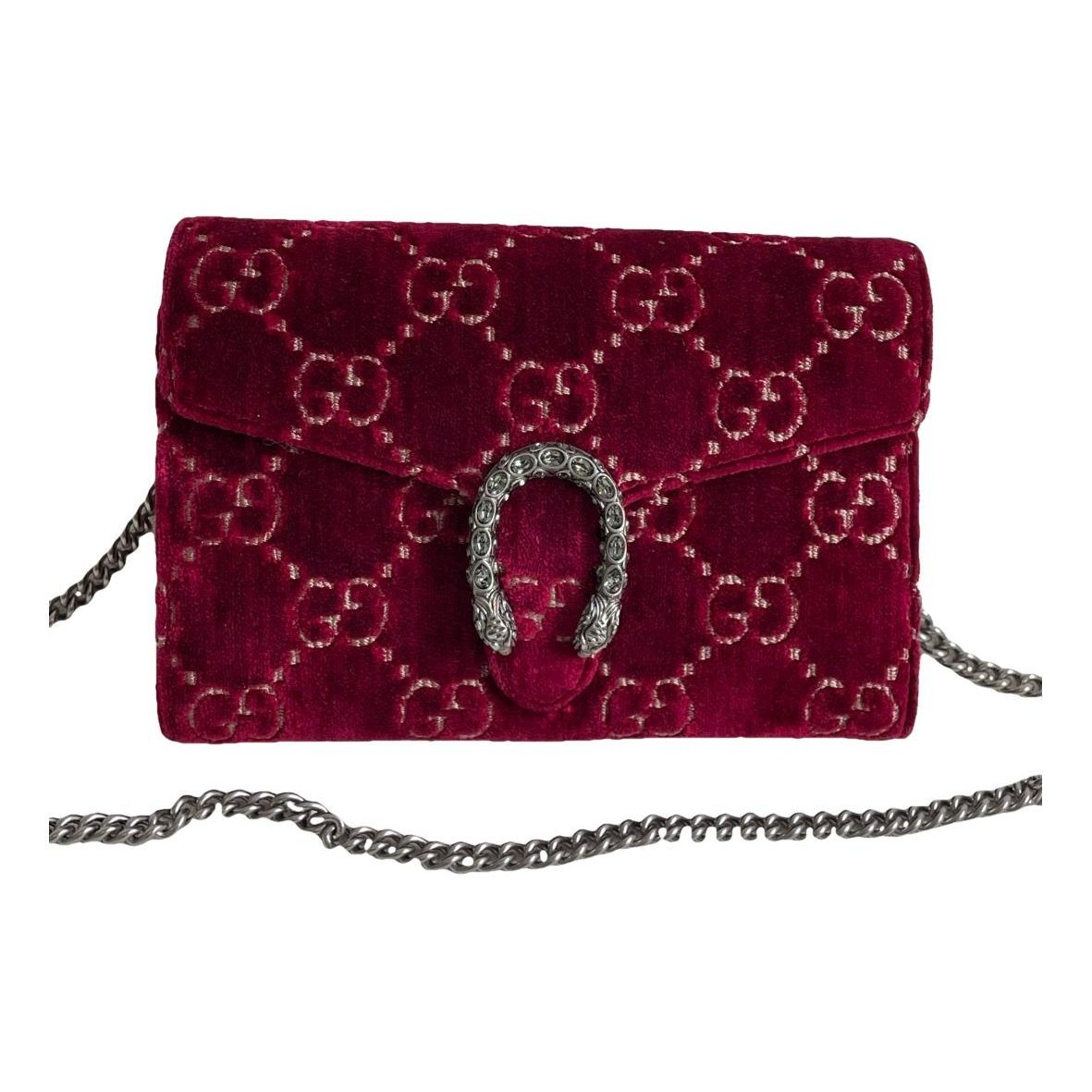 Dionysus Super Mini velvet handbag