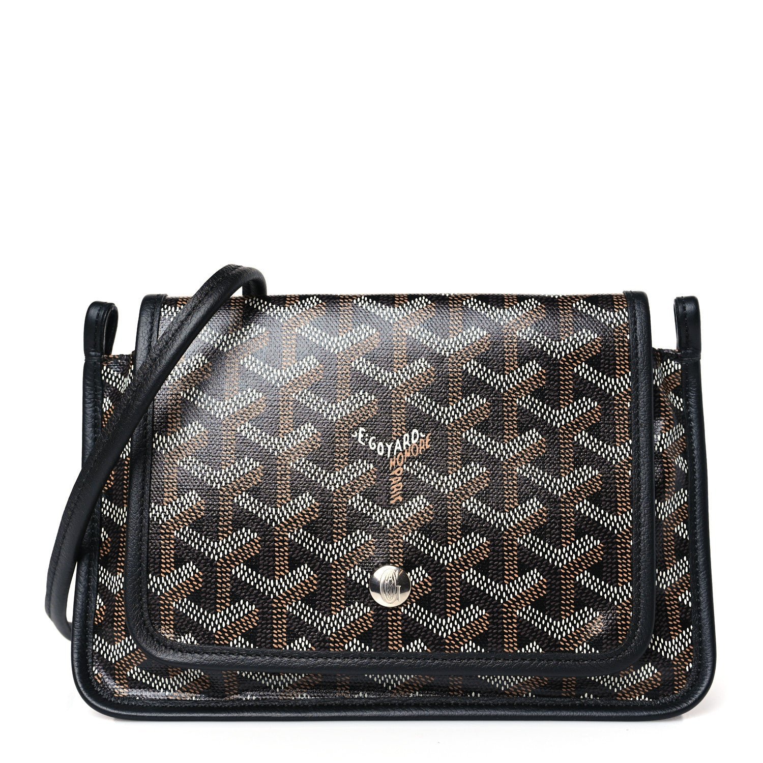 Goyard Goyardine Plumet Wallet Clutch Black