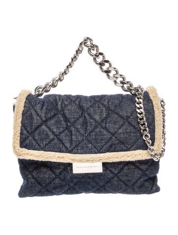 Stella McCartney Denim Top Handle Bag