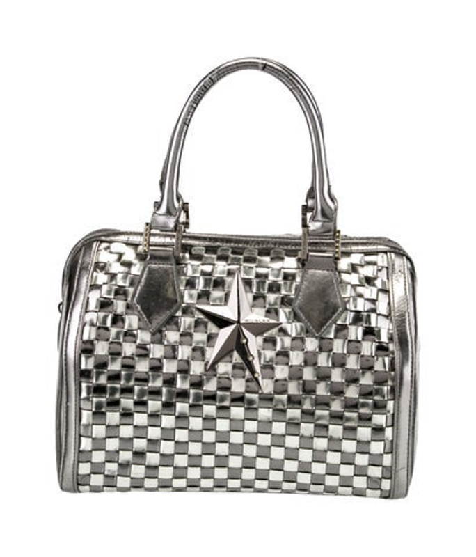 Mugler Leather Top Handle Bag
