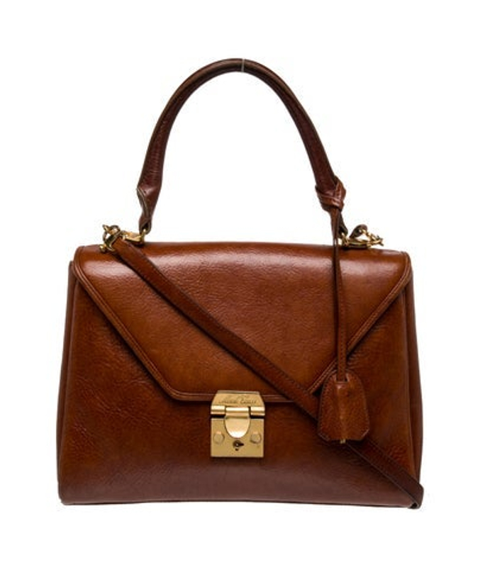 Mark Cross Cross Leather Top Handle Bag