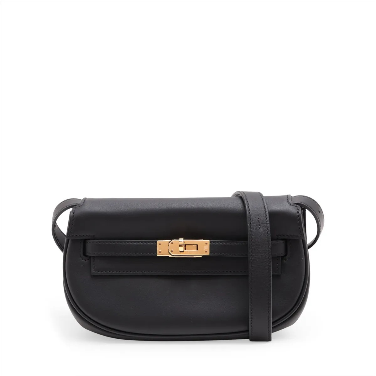 Hermès Kelly Move Veau Swift Black Gold Metal Fittings