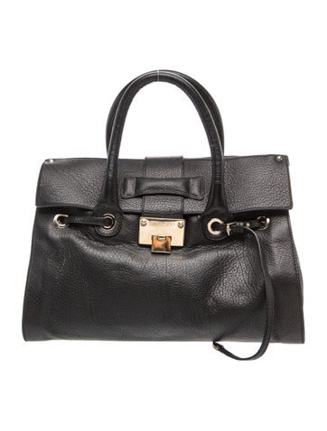 Leather Top Handle Bag