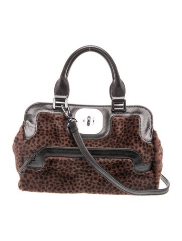 Ponyhair Top Handle Bag