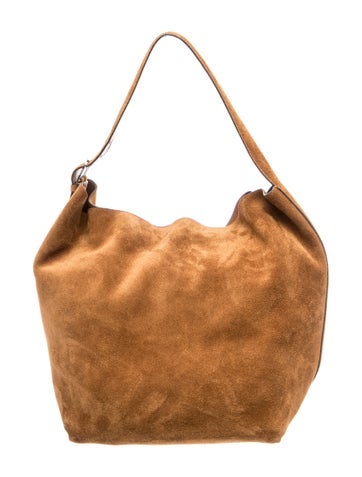 Suede Belted Suede Tote Medium