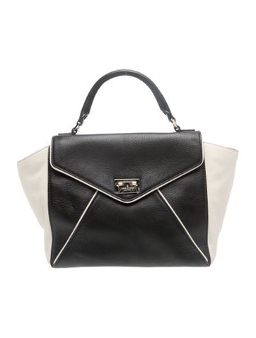 Leather Top Handle Bag