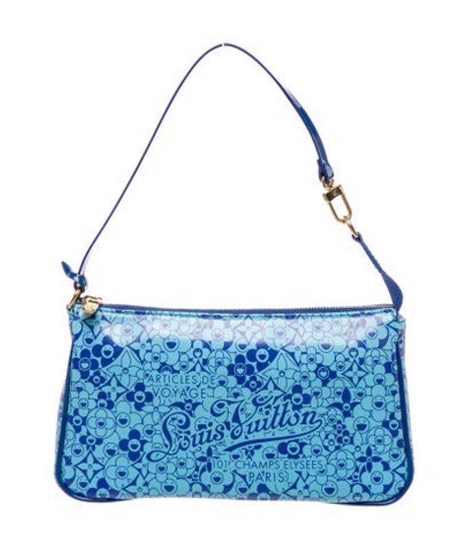 Louis Vuitton Vuitton Vernis Patent Leather Cosmic Blossom Pochette Accessoires