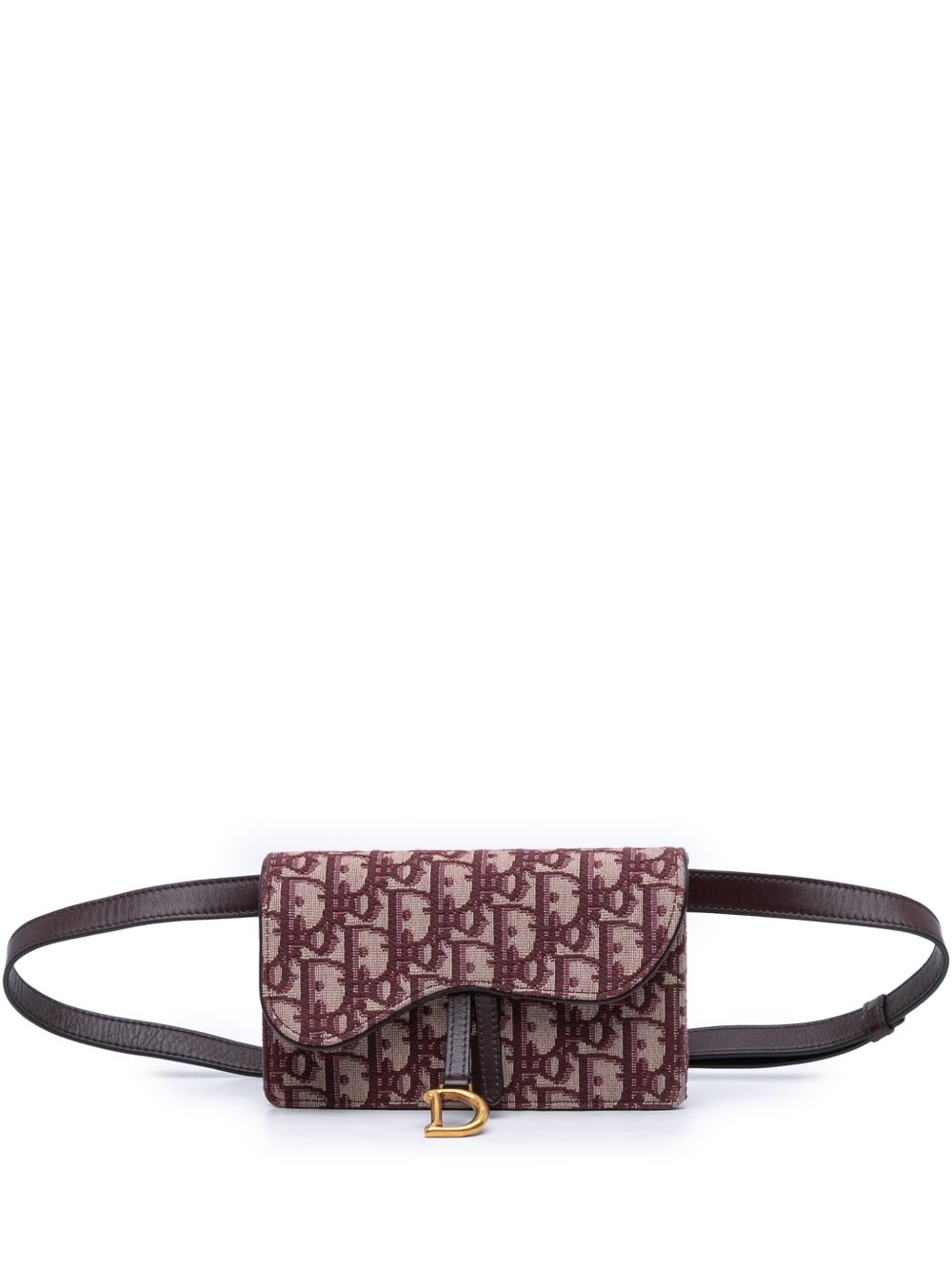 2020 Oblique Canvas Saddle belt bag
