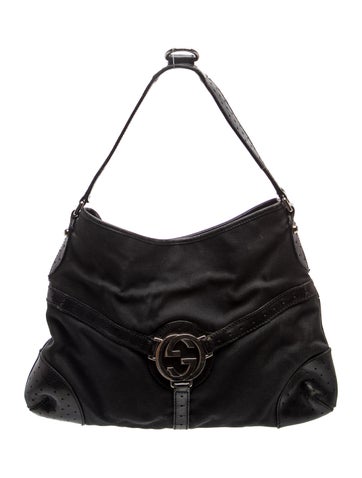 GG Canvas Interlocking G shoulder Bag