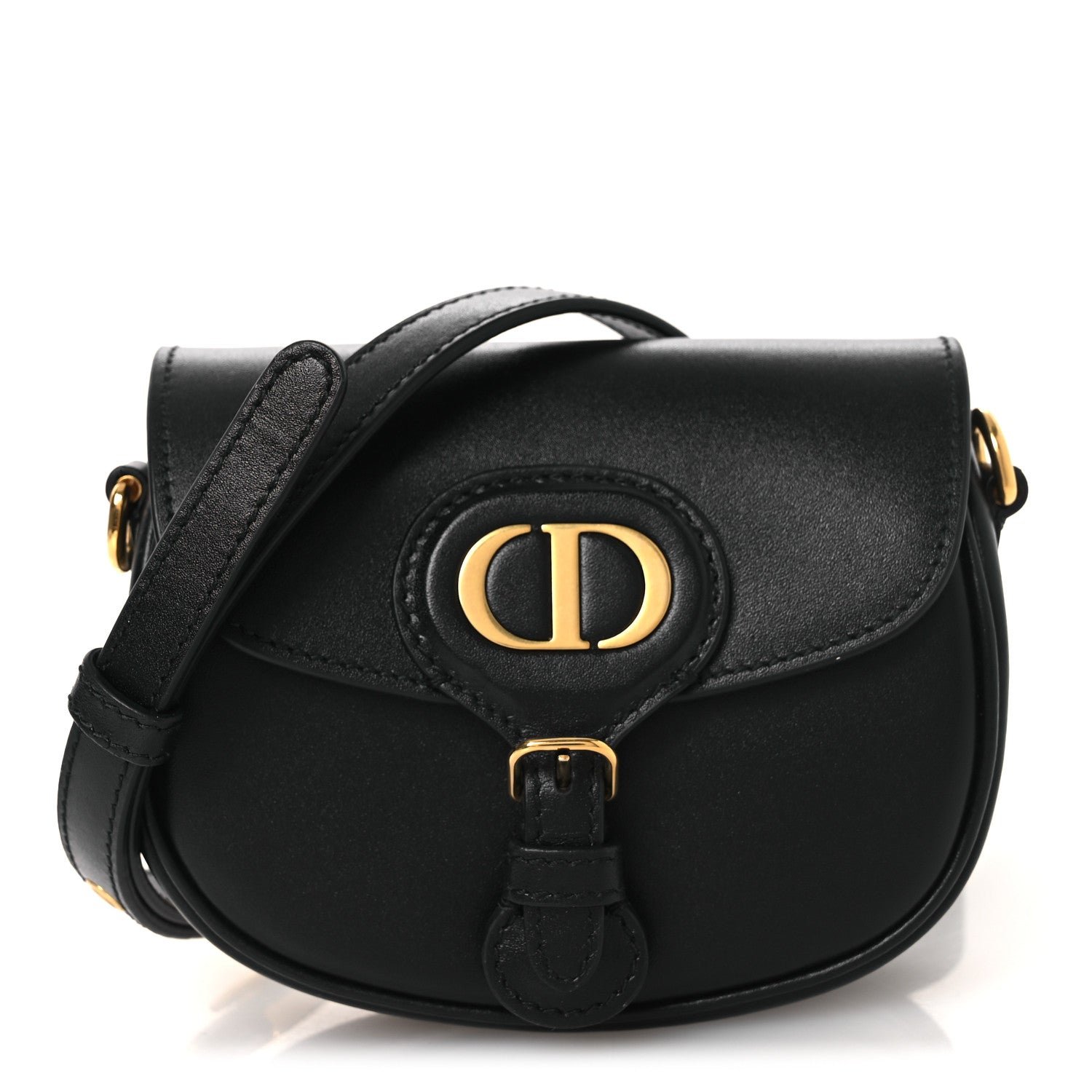 Christian Dior Box Calfskin Micro Bobby Bag Black
