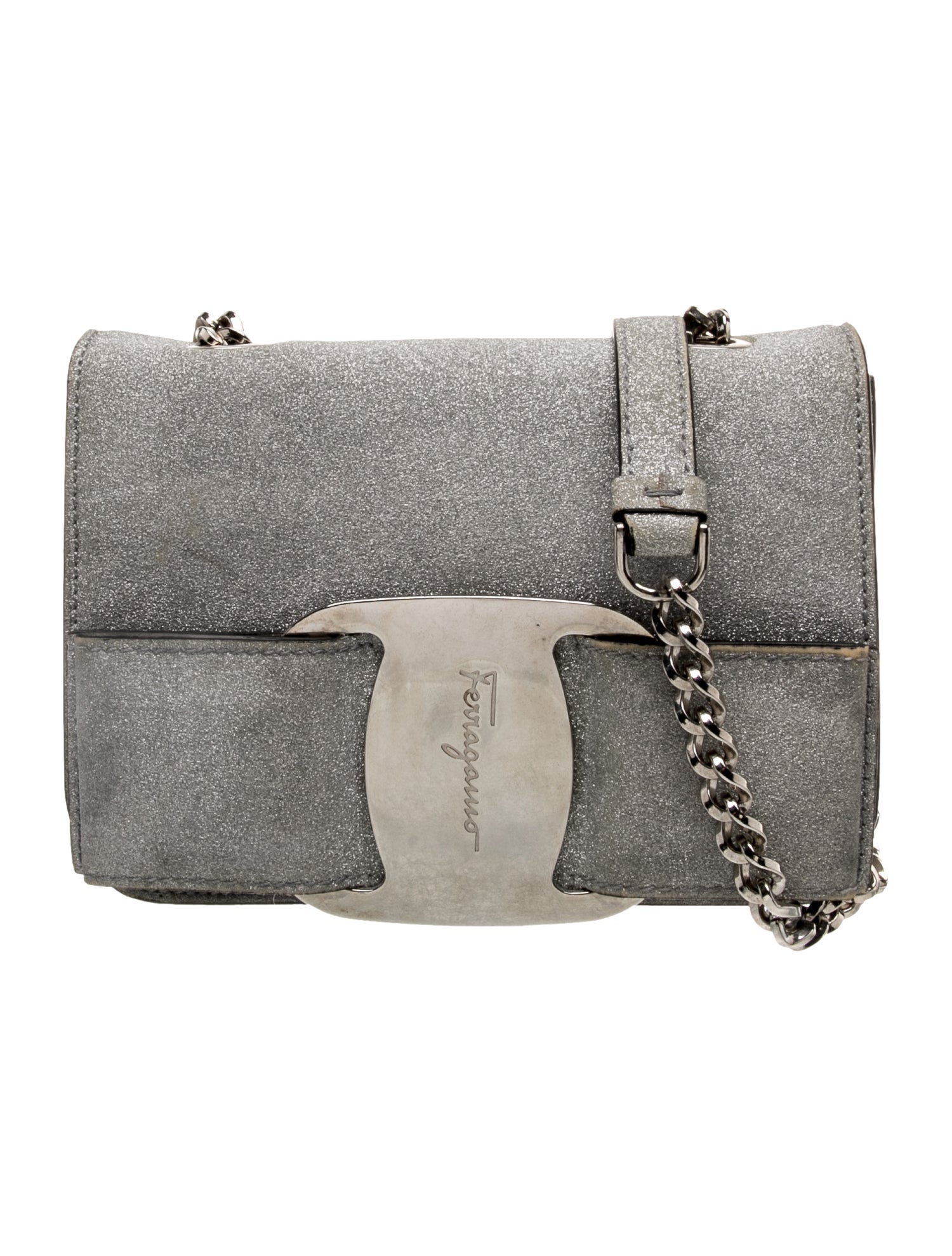 Ferragamo Glitter Shoulder Bag