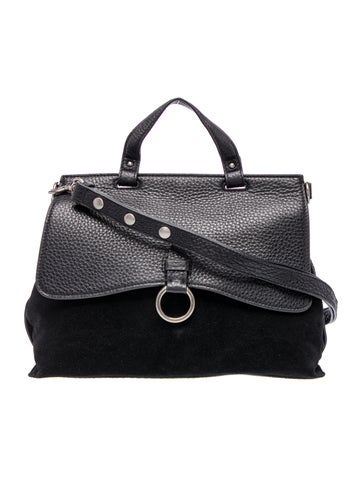 Leather Top Handle Bag